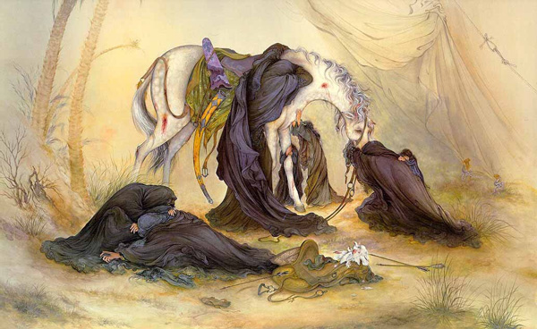 عصر عاشورا - اثر استاد محمود فرشچيان